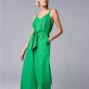 Simply Vera Vera Wang Vibrant Green Jumpsuit